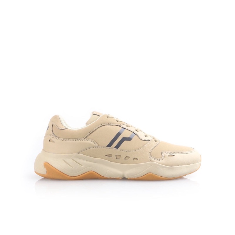 Piero Sepatu Sneakers Pria  Ergo  Khaki Gum