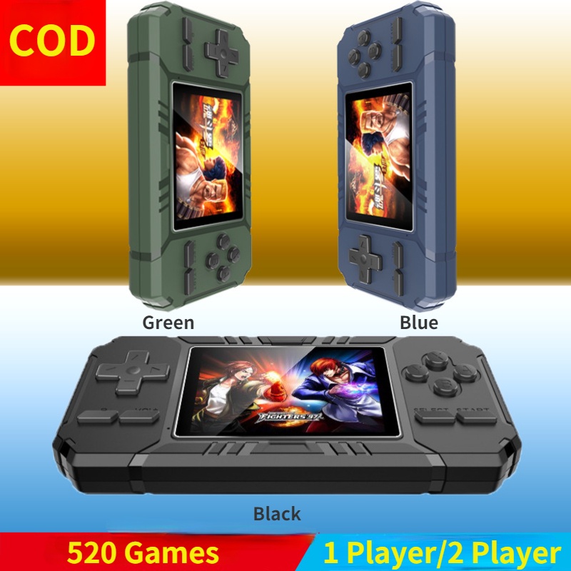 Gameboy Retro 520 in 1 Mini Portable SUPREME S8  Series Console Game 1 PLAYER / 2 PLAYER