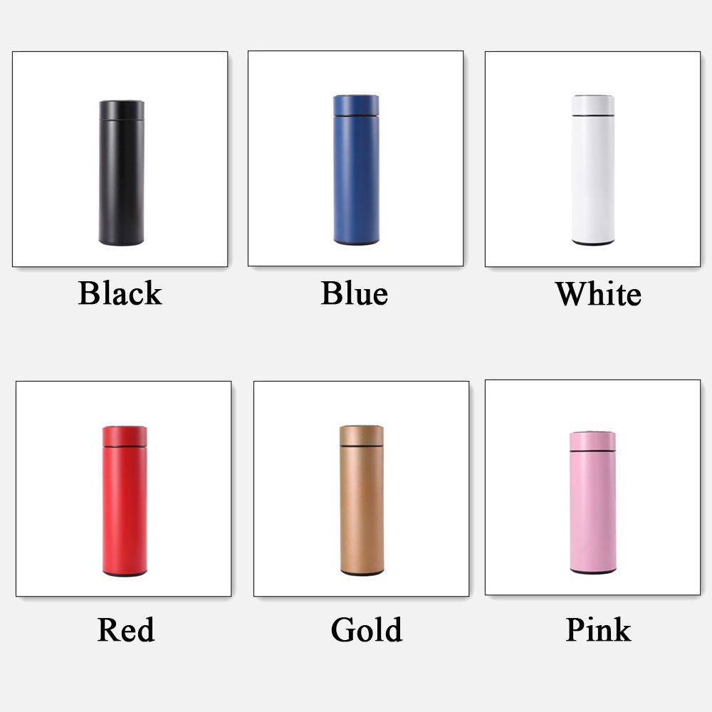 Solighter Thermos cup Drinkware Pengukur Suhu Vacuum Flasks Tampilan Suhu Cerdas