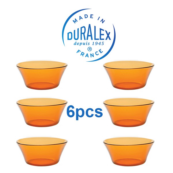 Duralex Mangkok Coklat LYS AMBER BOWL SET 17cm (DX2007D)