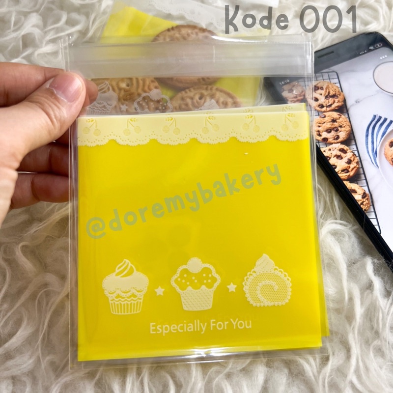 PLASTIK COOKIES LUCU 10x10 KEMASAN KUE LUCU UNIK GOODIE BAG PLASTIK COOKIES
