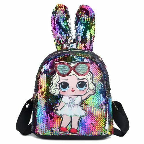 GI 555 RISCE TAS RANSEL LED SEQUIN ANAK TELINGA KELINCI IMPORT WANITA CEWEK PEREMPUAN JAKARTA JTF