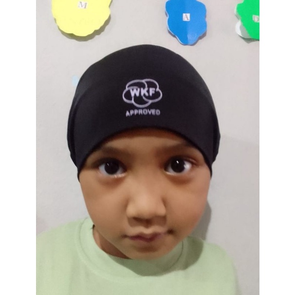 Ready Stok Jilbab Hijab Pelindung Kepala Karate WKF