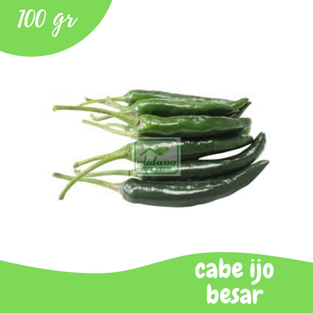 

Cabai Hijau 100g Gudang Sayur Purwokerto
