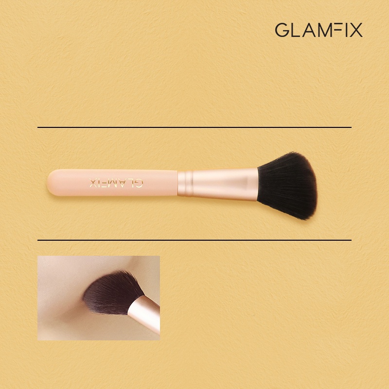 GLAMFIX On The Go Brush Make Up Set 5 Pcs _ Set Kuas Makeup | GLAM FIX Alat Kecantikan Makeup by YOU ORIGINAL