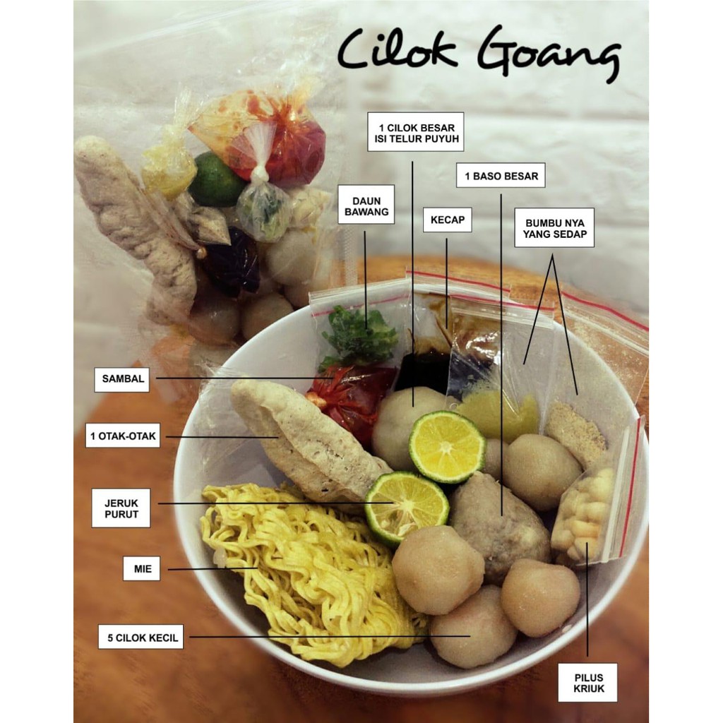 

Cilok Goang Internationalsnack (KHUSUS ORDER DILUAR BANDUNG)