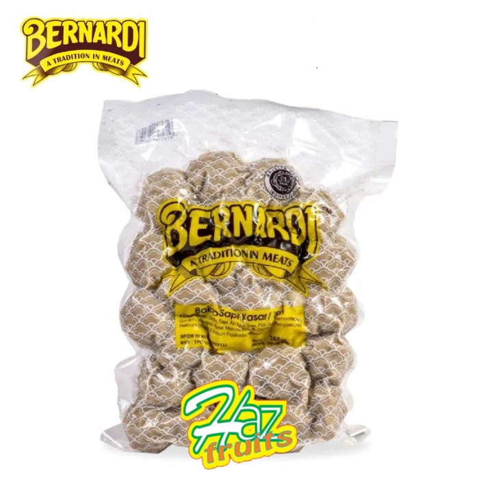 

BERNARDI Bakso Sapi Kasar ( Urat ) 25 pcs 360 gram