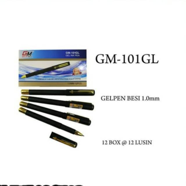 

Pulpen Gel GM 101-GL ELITE ISI 12 PCS