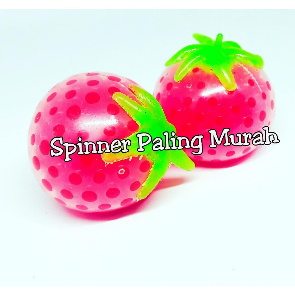 Jual Mesh Ball Squishy Strawberry 