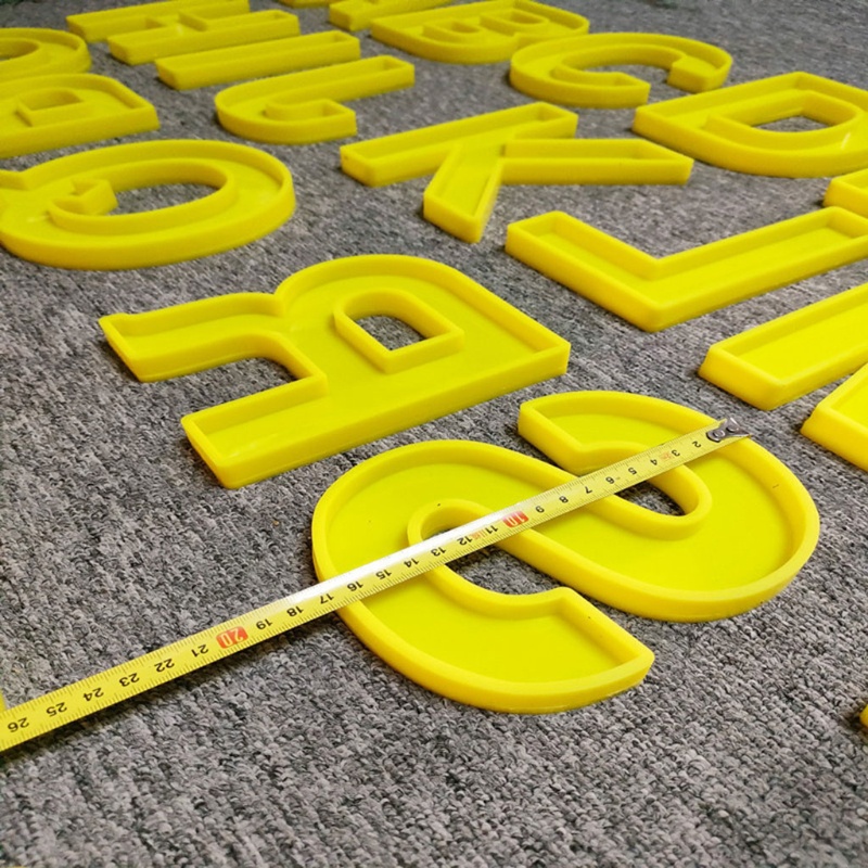 SIY  Large Alphabet Ornaments Epoxy Resin Mold A-Z Letters Home Decor Silicone Mold