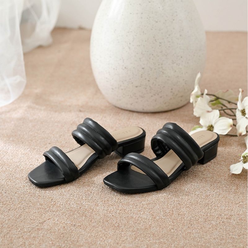 Sandal wanita Hak tahu 3cm Bandua Mpuk SA95