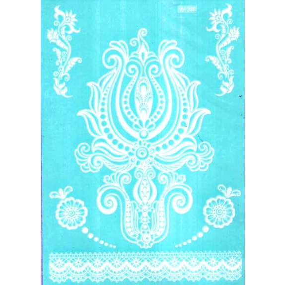 HENNA INSTAN / HENA TATTO PENGANTIN / FREE GLITER-A16