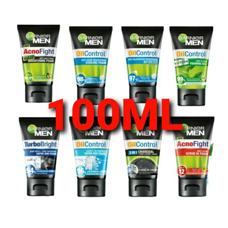 GARNIER MEN varian 100ML KEMASAN BARU #MENSALE