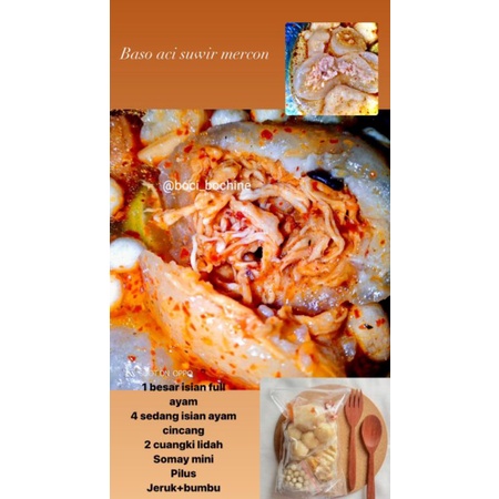 

Bakso Aci Ayam Suwir
