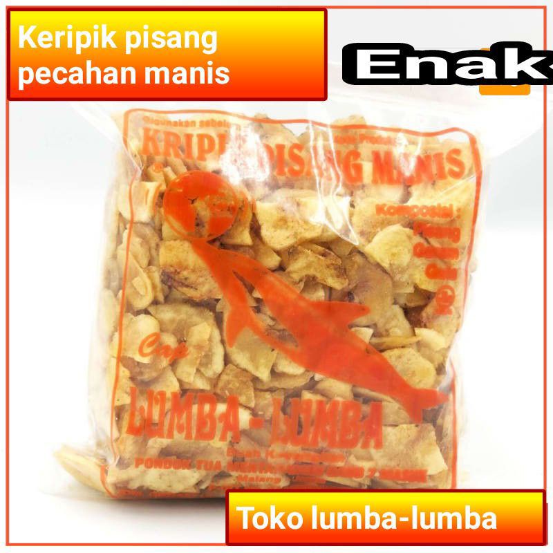 

keripik pisang pecahan manis 300 gram