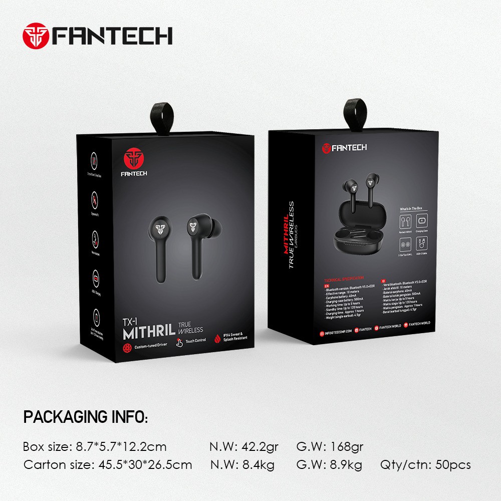 Fantech MITHRIL TX-1 - True Wireless Earphone