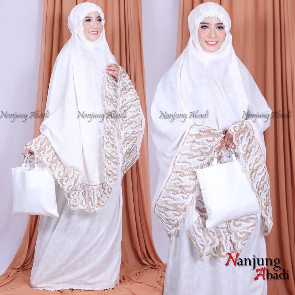 BISA COD  Mukena Dewasa Foil Kinaya Nanjung Abadi Bahan Foil Berkualitas