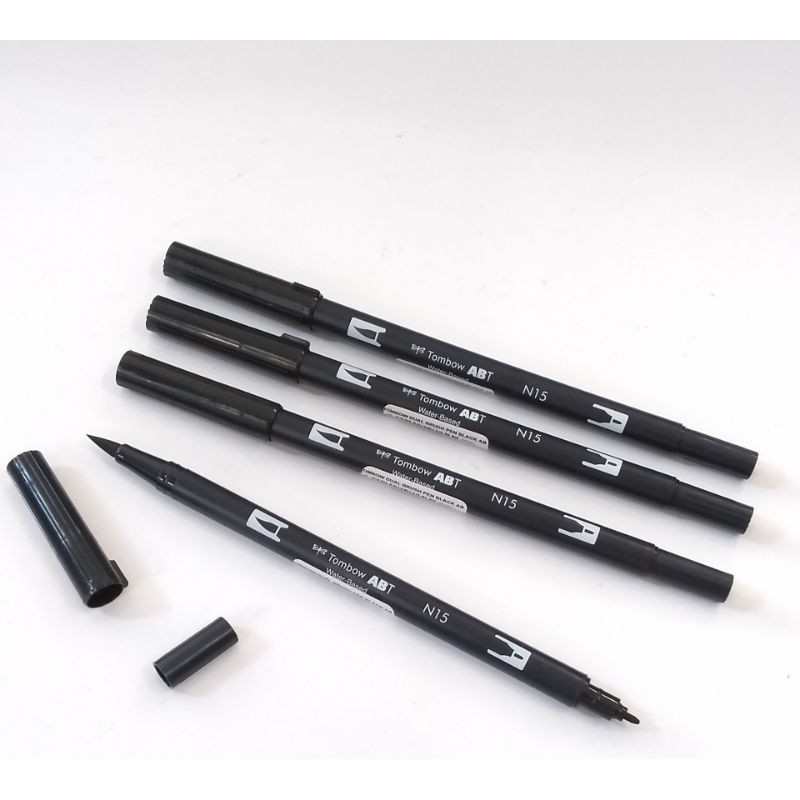 

DUAL BRUSH PEN MERK TOMBOW WARNA HITAM