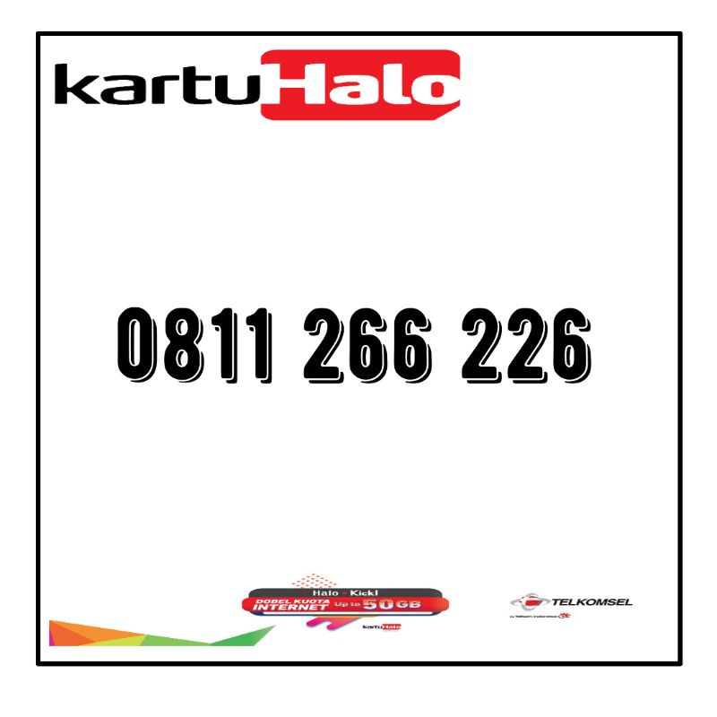 Kartu Halo 10 Digit~Nomor Cantik Telkomsel 10 Digit