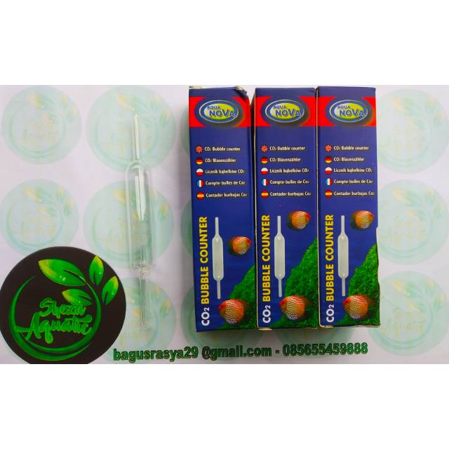 BUBBLE COUNTER GLASS CO2 AQUASCAPE