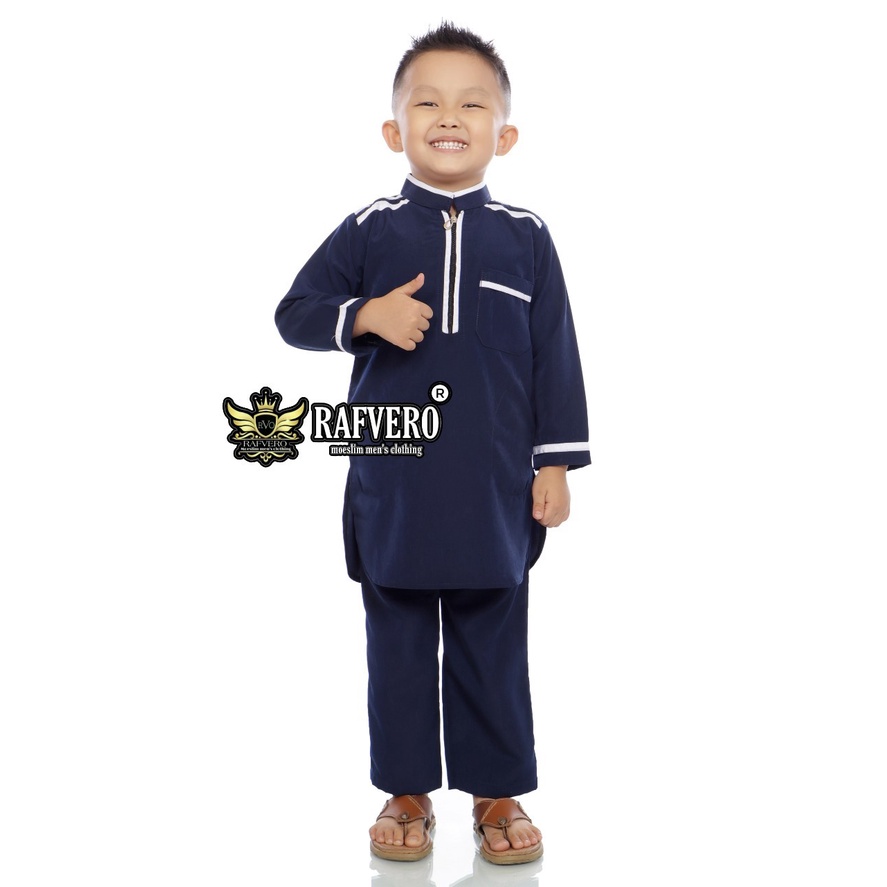 Setelan Anak Laki laki Jubah Gamis Pakistan Azwan Original Rafvero