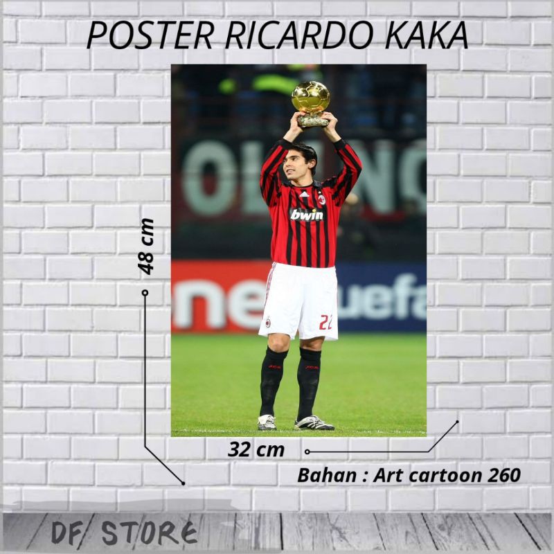 Poster Ricardo Kaka art cartoon a3+