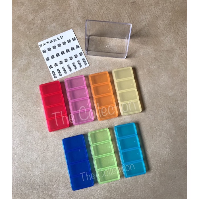 

Murah Tp114Jp Japan Carrying Pill Case 7 Days Kotak Obat Tujuh Hari Medicine Sale!!!