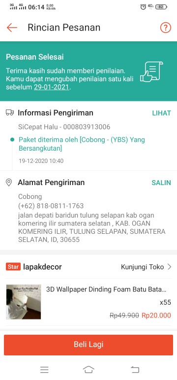 Lampu Model Baling Kipas Bohlam Led 50w