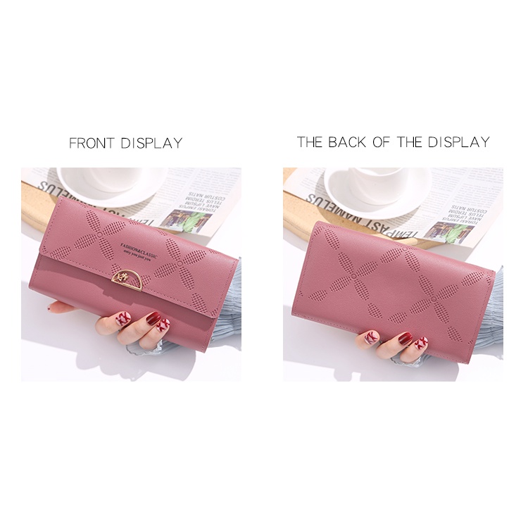 #LC-Wallet WD001 Dompet Panjang Wanita Dompet Korea Style