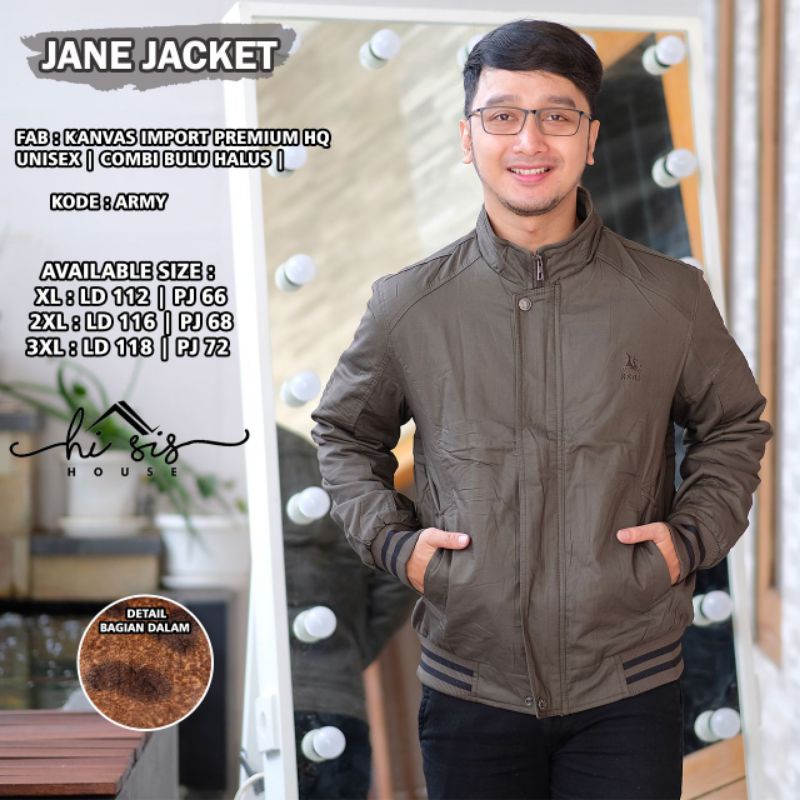JAKET UNISEX | JAKET PREMIUM | JAKET KANVAS | JANE JACKET | KEVAS JAKET
