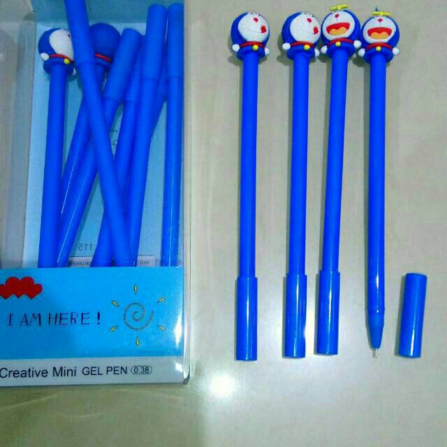 

Pulpen Tinta Gel Bentuk Doraemon (Kepala Bahan Karet) 12pcs