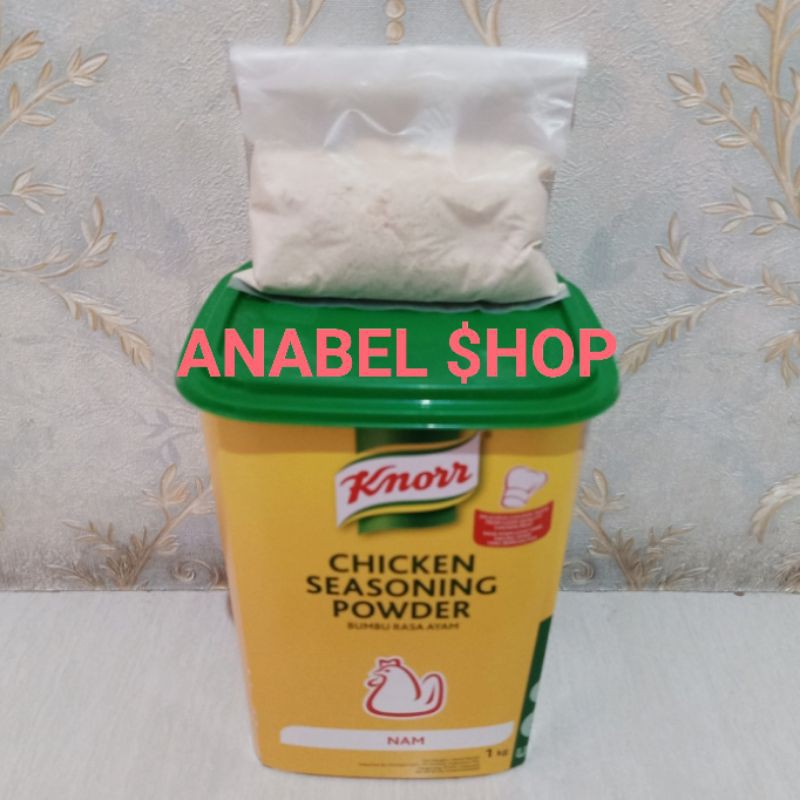 Knorr Chicken Powder No MSG NAM 100 Gr Repacking Knoor Bumbu Kaldu Rasa Ayam Knor