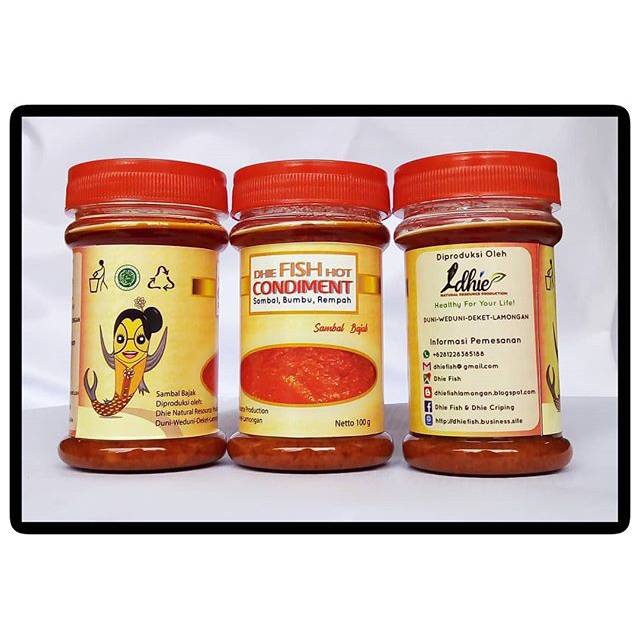 

Dhie Fish Hot Condiment Sambal Bajak