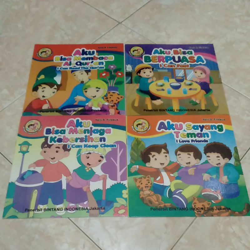 Buku Anak Seri Balita Pintar : ARIF, SYIFA dan PUSI (Bintang)
