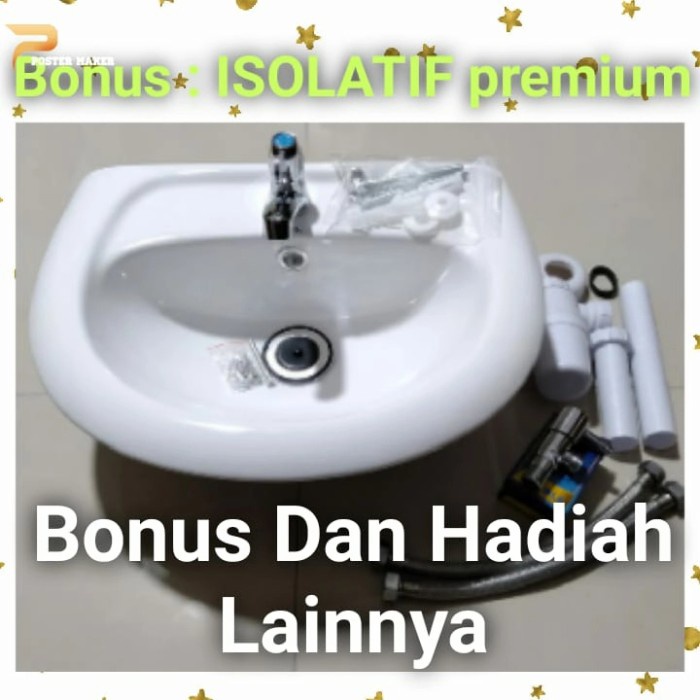 wastafel volk P01 set - Sifon Botol