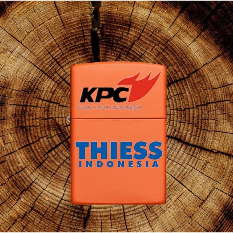 Korek Zippo Custom Thiess Indonesia Kaltim Prima Coal