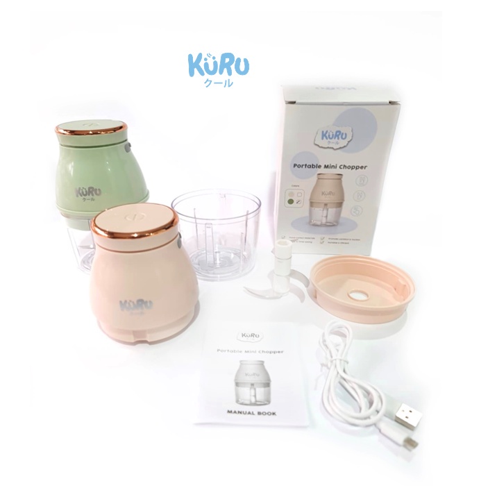 KURU FC2001 Electric Baby Food Chopper Blender Makanan Bayi Mpasi