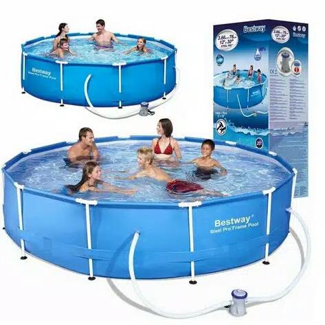 Kolam Bestway Portable Besar - Kolam Renang Tanpa Pompa 56408