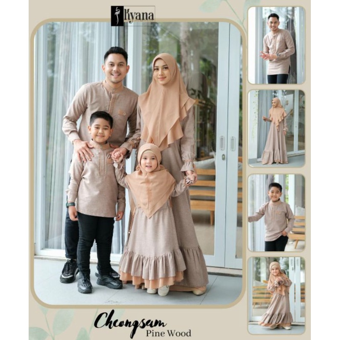 CHEONGSAM FAMSET By Kyana hijab
