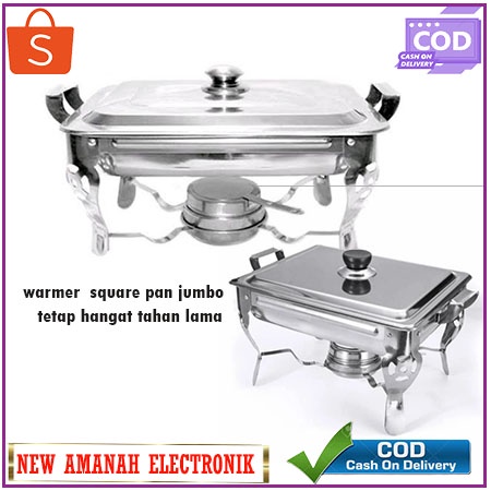 MATSUNICHI Warmer Square PanWarmer Jumbo Pan Stove Prasmanan Kotak