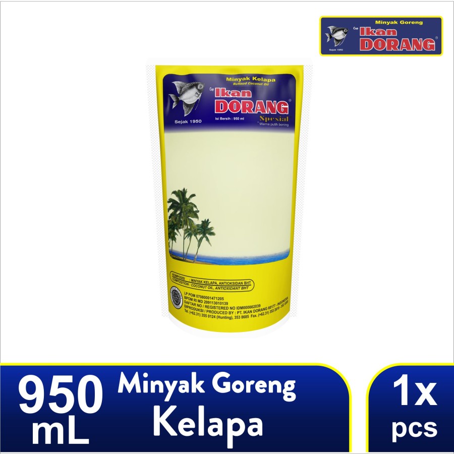 Ikan Dorang Spesial - Minyak Goreng Kelapa 950 ml