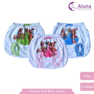  CELANA  POP BAYI  KATUN  Aluna isi 3 pcs Shopee Indonesia