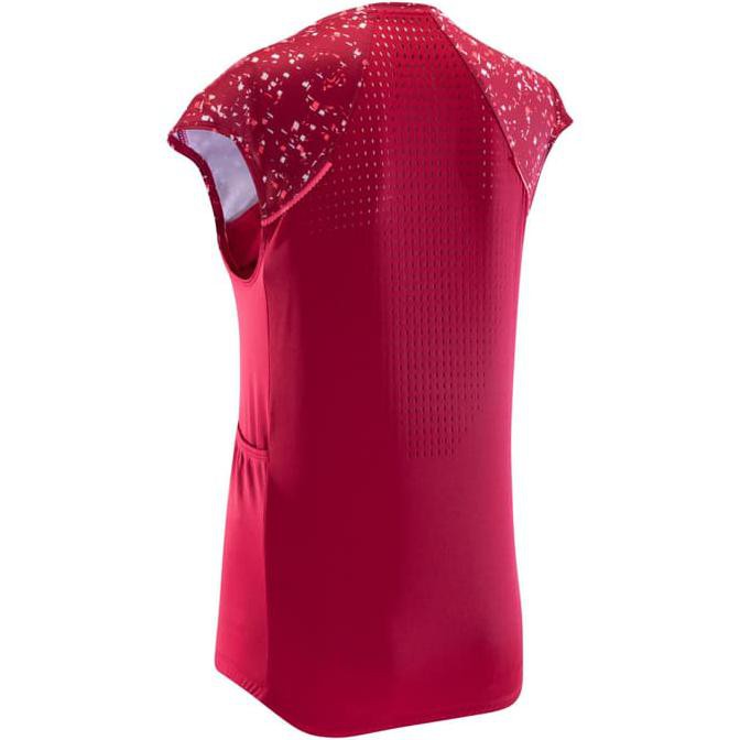 Btwin Jersey Sepeda Wanita 500 Merah Decathlon - 8530046 - M