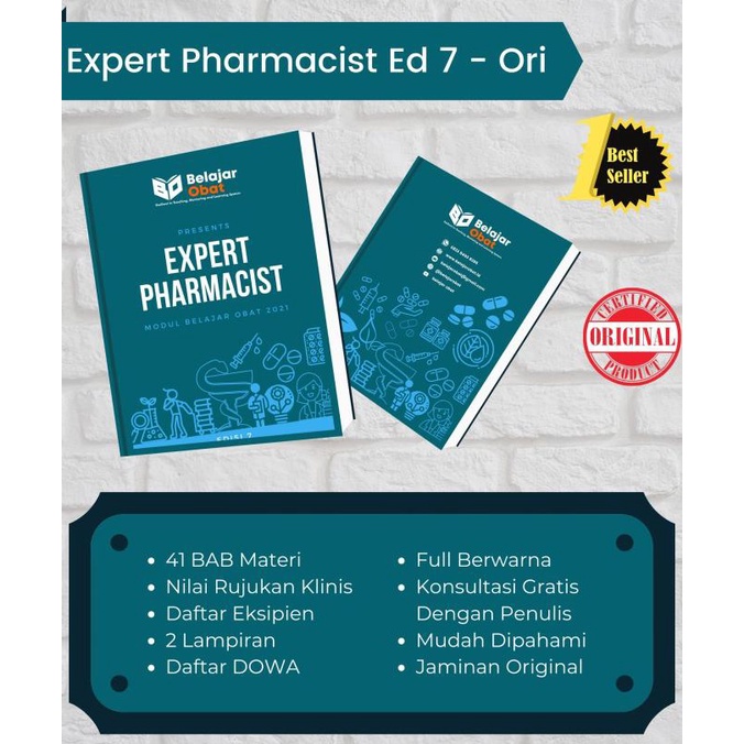 MODUL BELAJAR OBAT ED. 7 / BUKU UKAI / EXPERT PHARMACIST