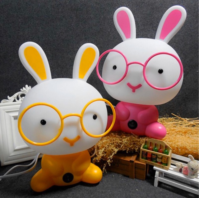 bunny glasses / lampu tidur kelinci / lampu kelinci