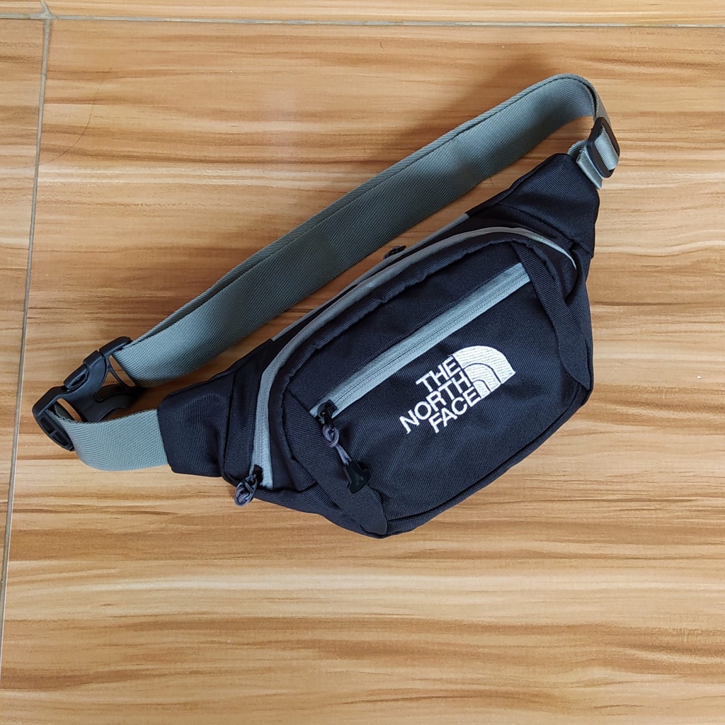 Waistbag pria Gaul the nort face bahan nilon tas selempang multifungsi pinggang dan bahu