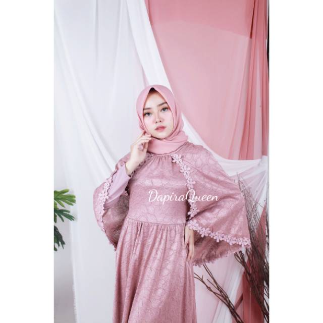 Dress Brukat New Sabrina A1 Gliter / Party dress / dress pesta / baju pesta