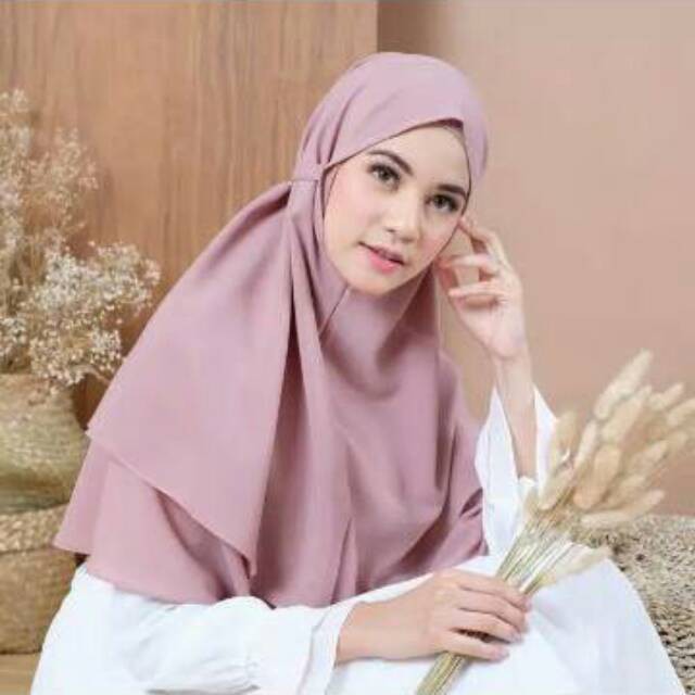 RX FASHION JILBAB BERGO MARIAM 2 LAYER - FASHION MUSLIM 1R