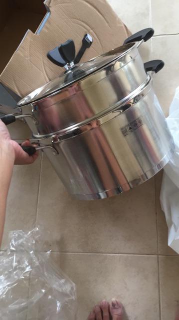 Homeland Spring Double Steamer- 26cm (induction) / Panci Steamer