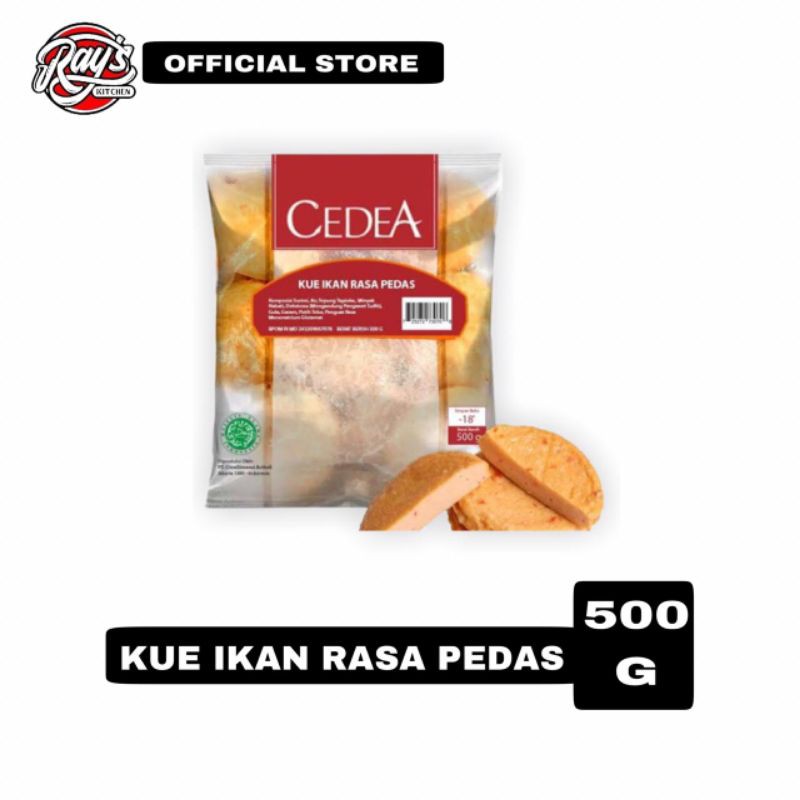 

Cedea Kue Ikan Rasa Pedas 500gr